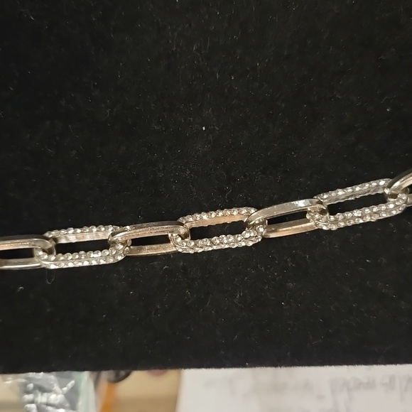Elegant Silver Chain Necklace, SILVERSTONE, 19 INCHES LONG, NWOT - Picture 2 of 3